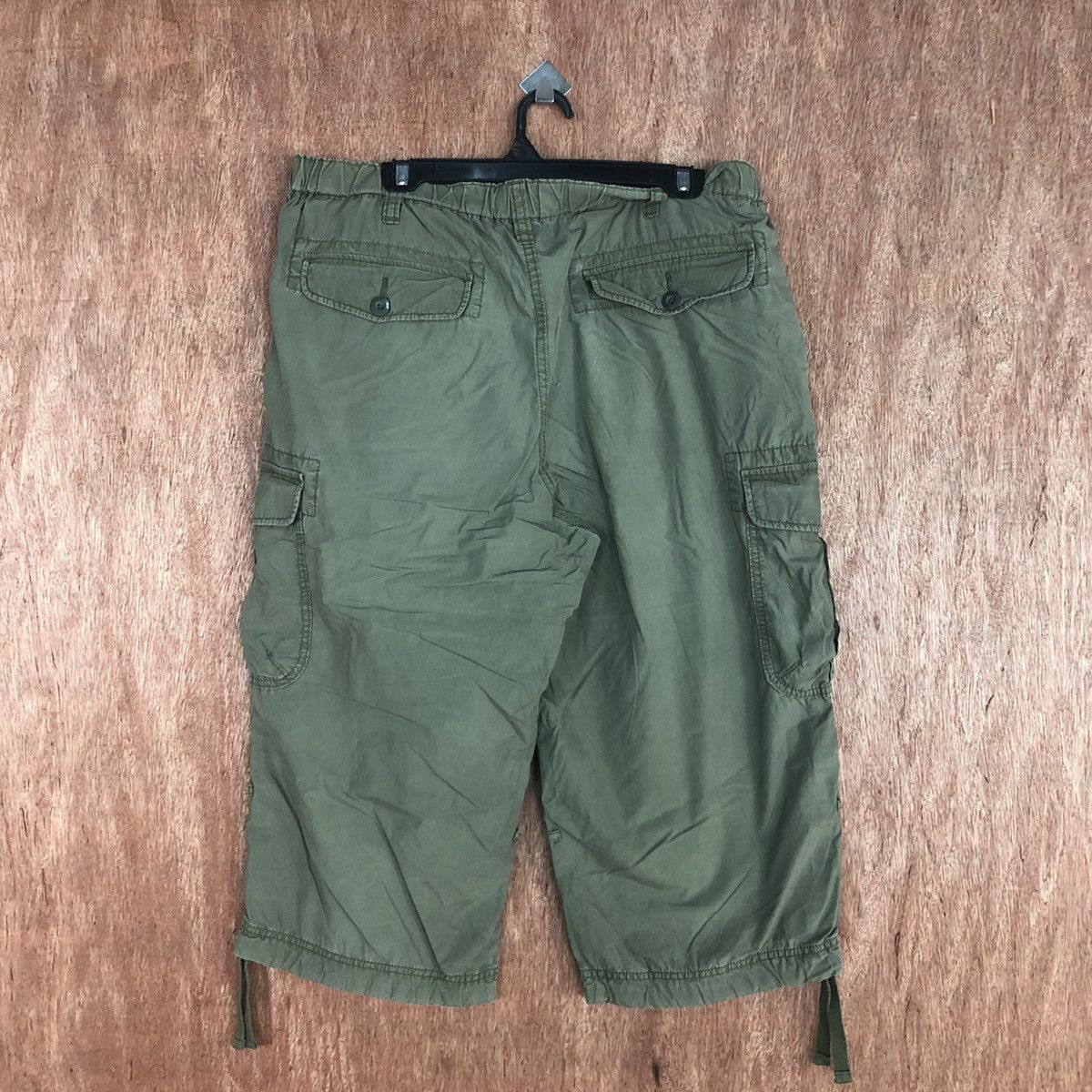 Japanese Brand × Uniqlo Uniqlo japan multipocket Green Short Pants #2326 Size US 36 / EU 52 - 8 Thumbnail