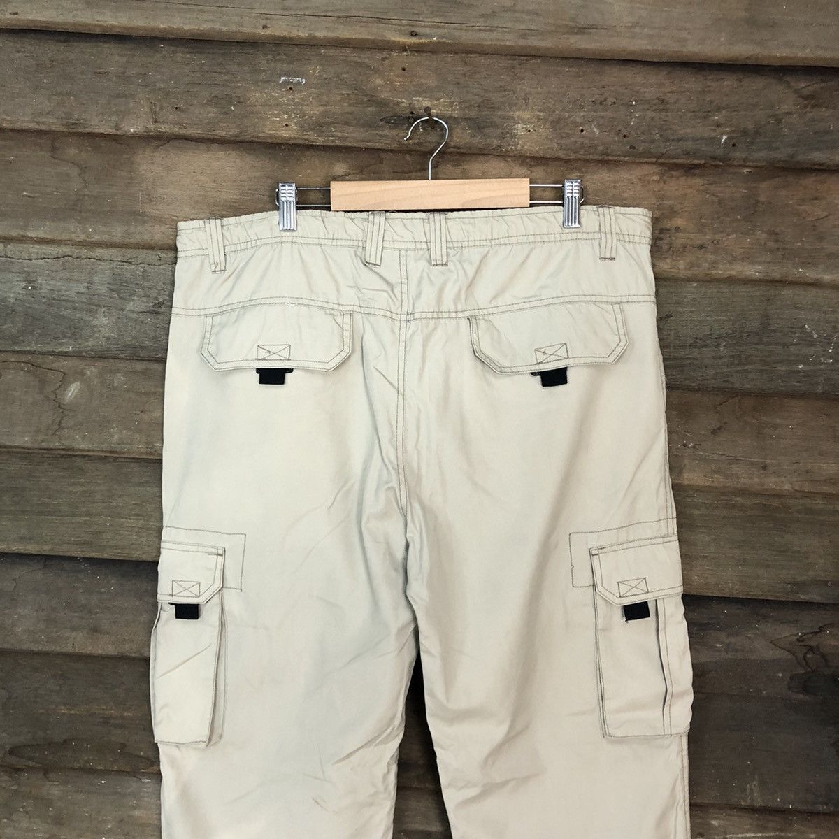 Japanese Brand Hill Crop Cream Multipocket Tactical Cargo Pants #3812 Size US 33 - 10 Thumbnail