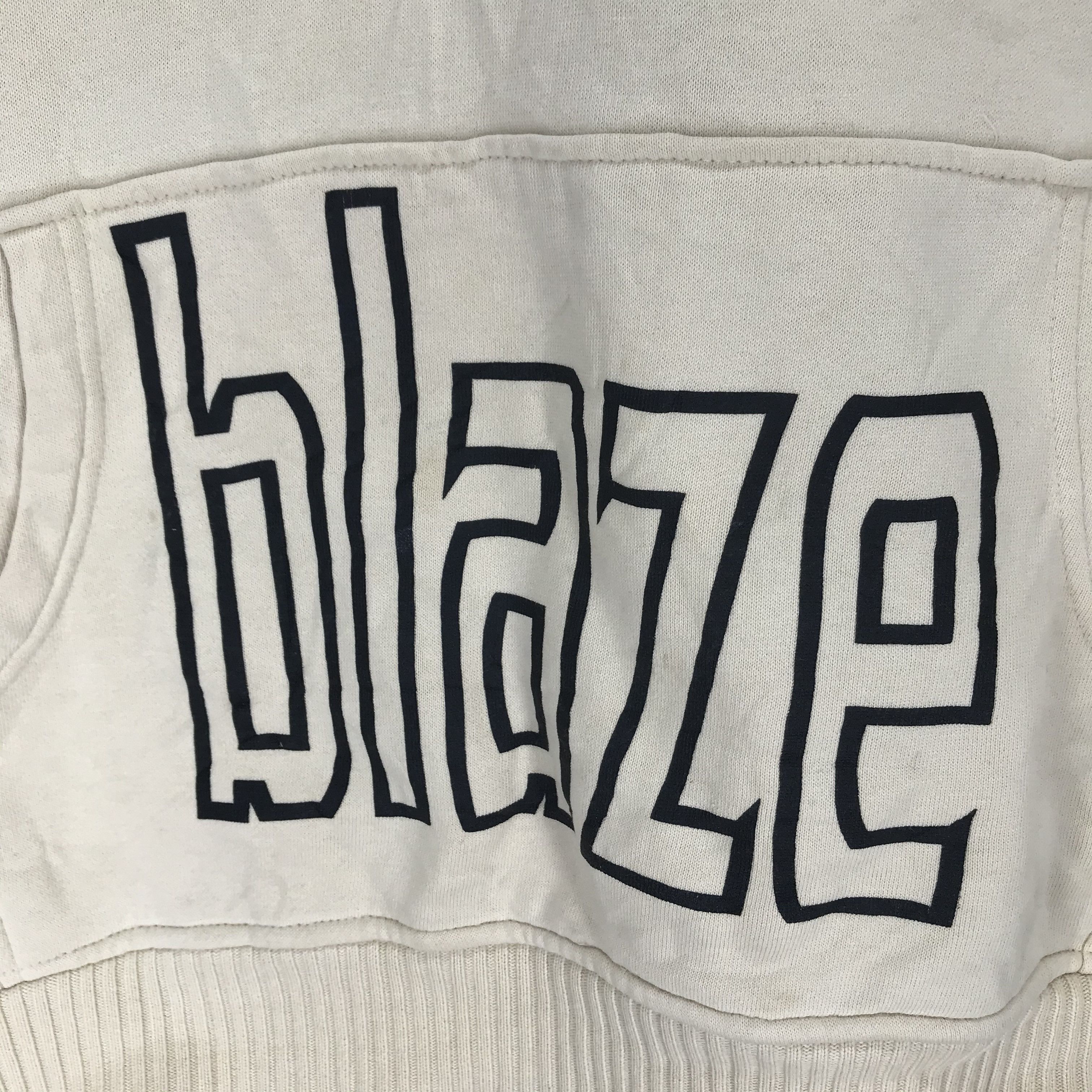 Japanese Brand AB Tech Blaze Big Logo Pullover Hoodies #2747-106 Size US L / EU 52-54 / 3 - 4 Thumbnail