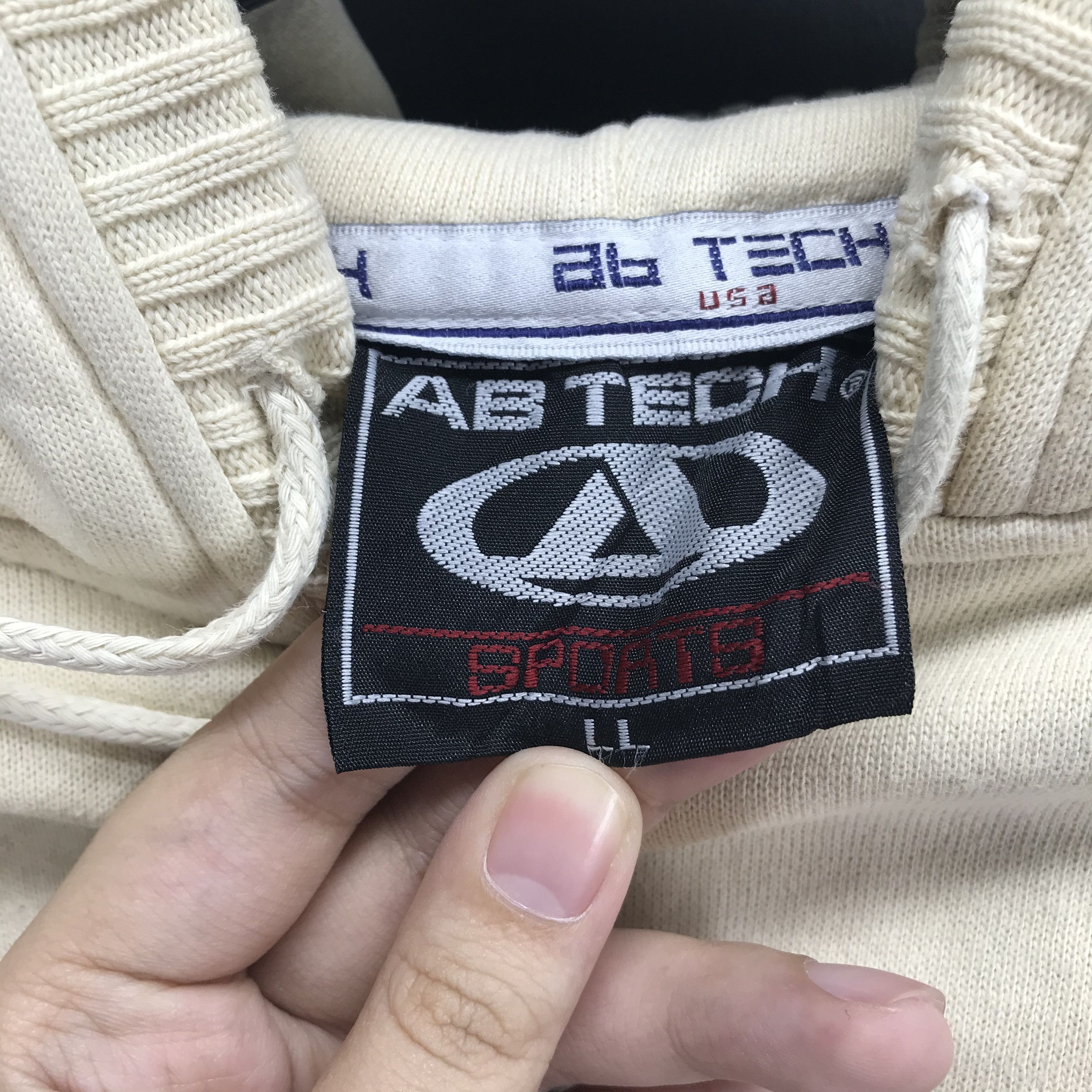 Japanese Brand AB Tech Blaze Big Logo Pullover Hoodies #2747-106 Size US L / EU 52-54 / 3 - 7 Thumbnail