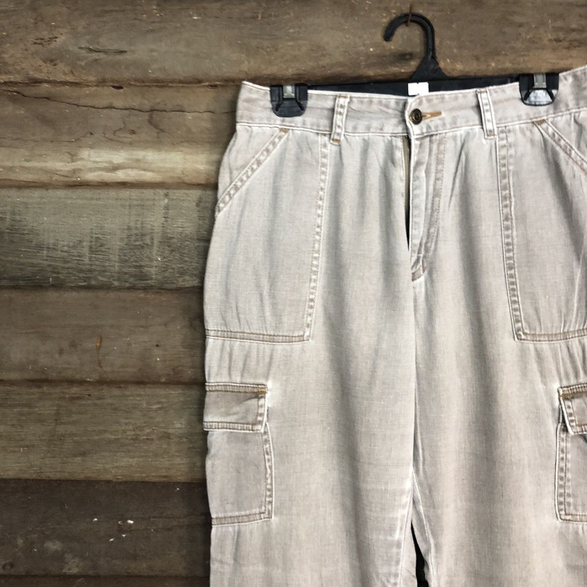 Japanese Brand Live Claire Grey Multipocket Tactical Cargo Pants #c990 Size US 26 / EU 42 - 6 Thumbnail