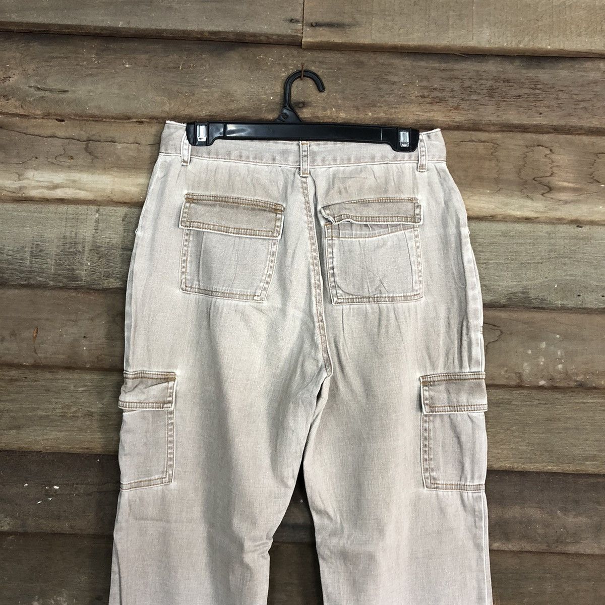 Japanese Brand Live Claire Grey Multipocket Tactical Cargo Pants #c990 Size US 26 / EU 42 - 9 Thumbnail