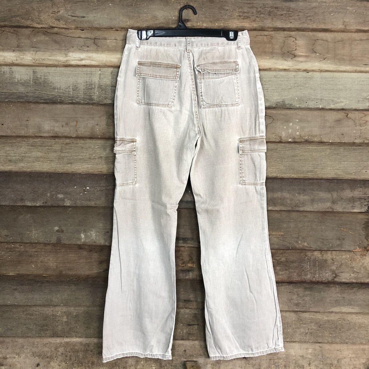 Japanese Brand Live Claire Grey Multipocket Tactical Cargo Pants #c990 Size US 26 / EU 42 - 8 Thumbnail