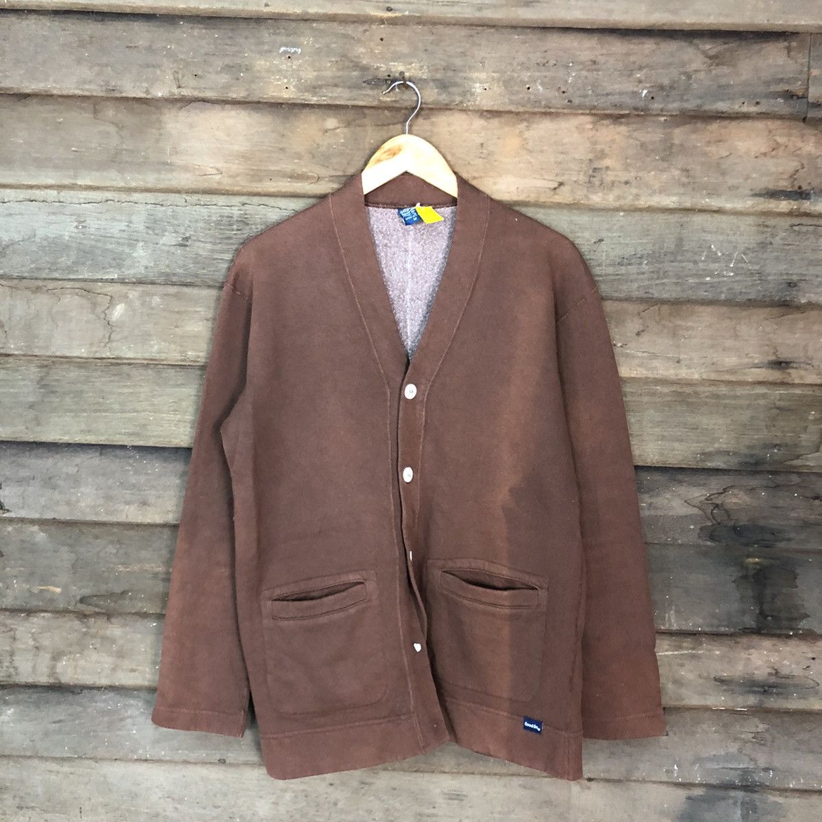 Vintage Good On vintage usa Brown Cardigan #3745 Size US M / EU 48-50 / 2 - 3 Thumbnail