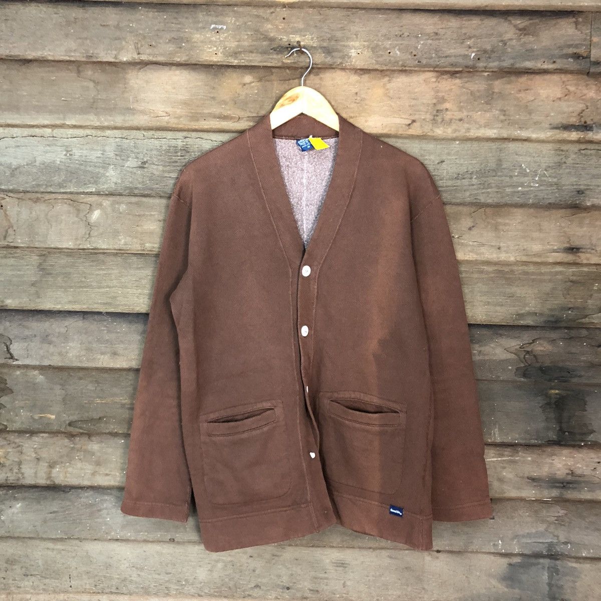 Vintage Good On vintage usa Brown Cardigan #3745 Size US M / EU 48-50 / 2 - 1 Thumbnail