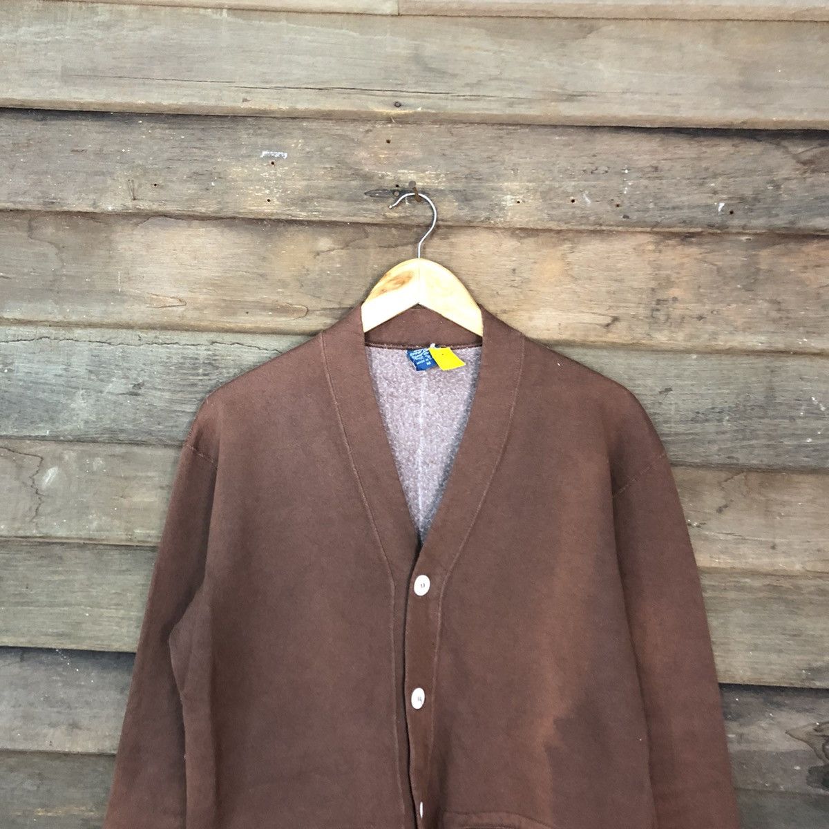 Vintage Good On vintage usa Brown Cardigan #3745 Size US M / EU 48-50 / 2 - 2 Thumbnail