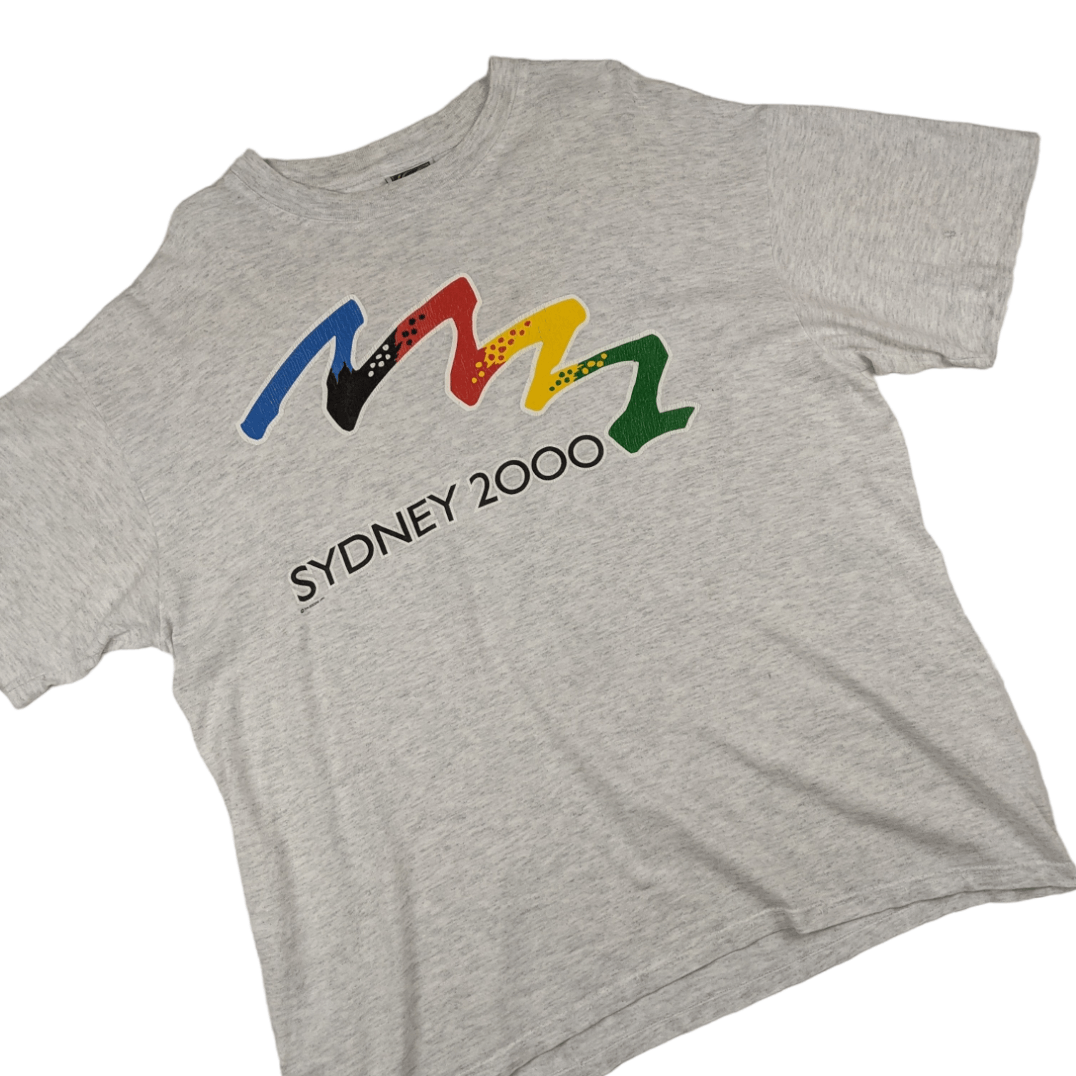 Man Made In Australia Vintage 2000 SYDNEY OLYMPIC Games T-Shirt Size US L / EU 52-54 / 3 - 3 Thumbnail