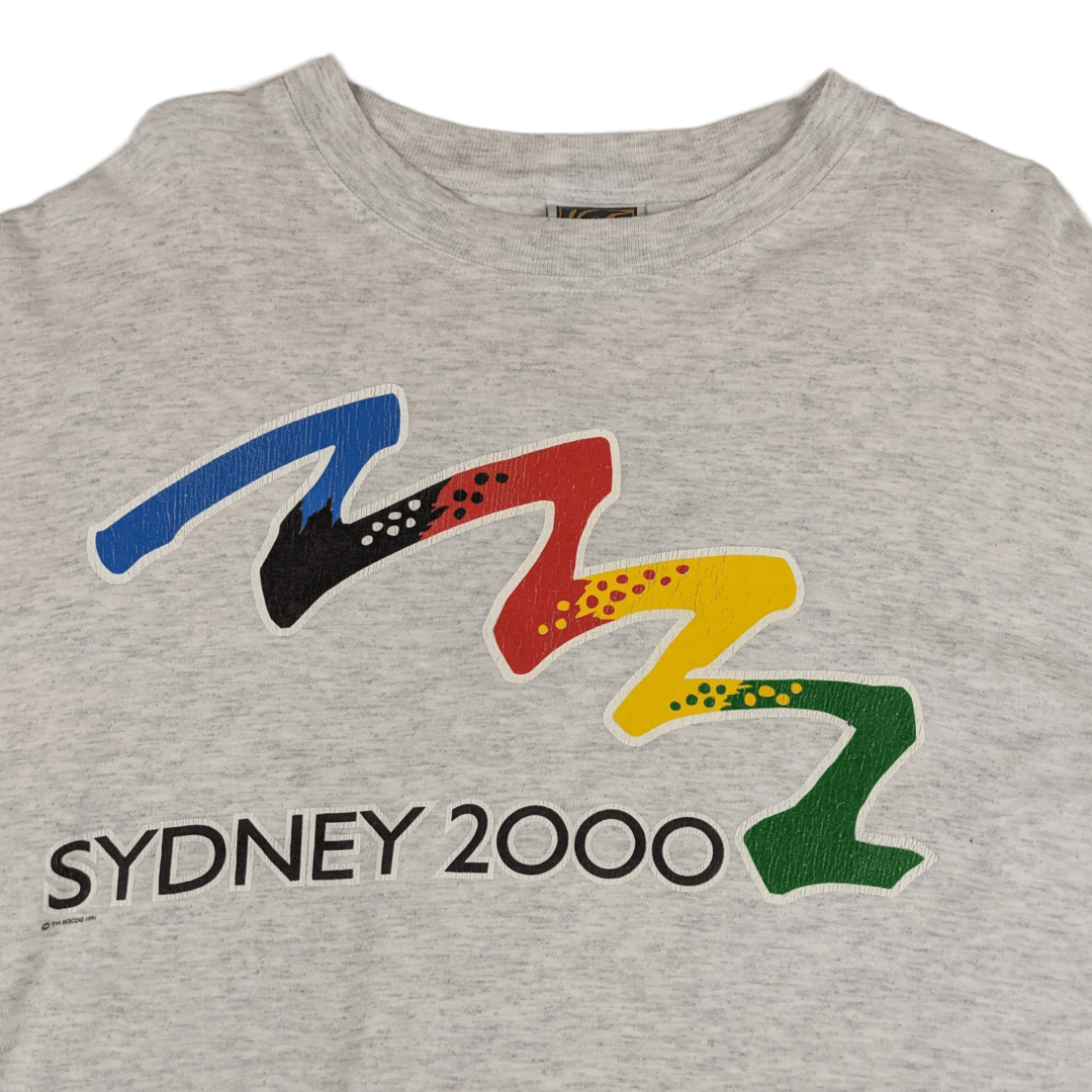 Man Made In Australia Vintage 2000 SYDNEY OLYMPIC Games T-Shirt Size US L / EU 52-54 / 3 - 4 Thumbnail