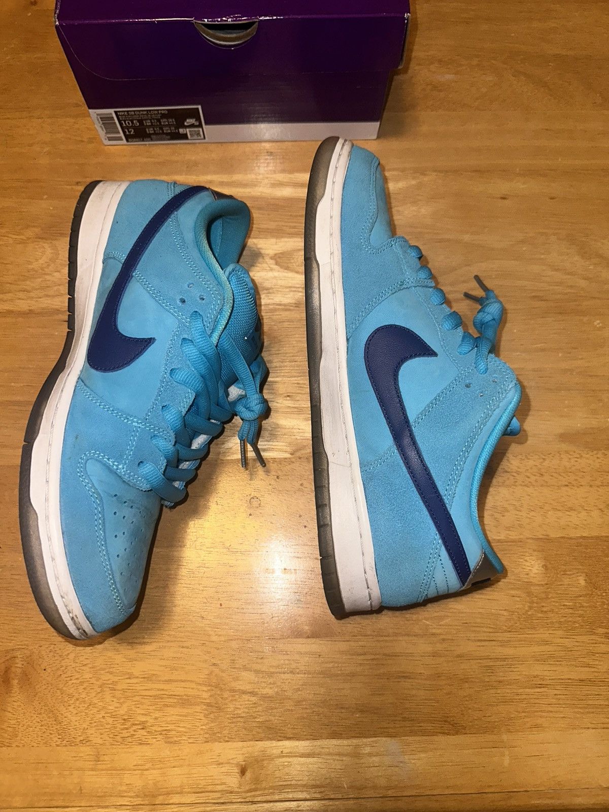 image of Nike Sb Dunk Low Pro ‘Blue Fury’ Shoes, Men's (Size 10.5)
