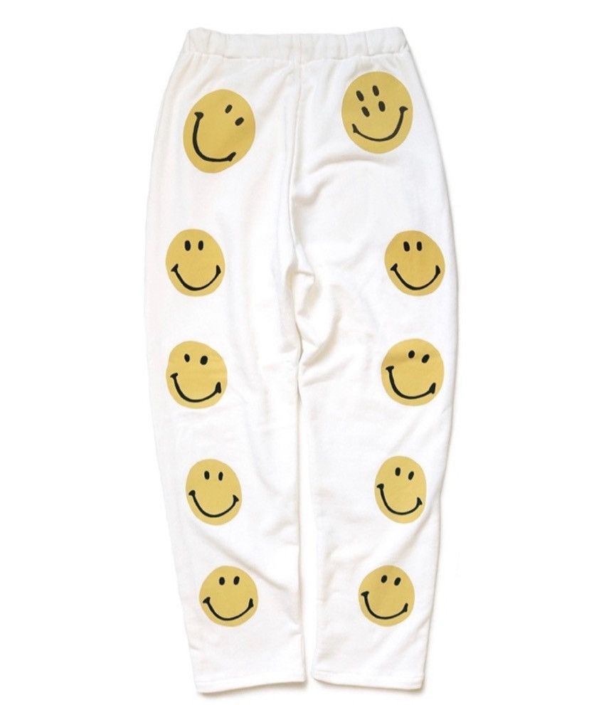 image of Kapital Smiley Sweatpants in White, Men's (Size 30)