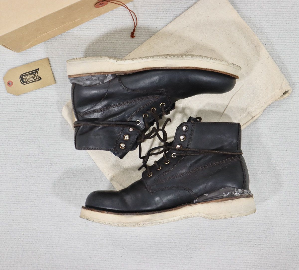 Visvim ICT Virgil Boots Folk（Kngr）US9 Dk.Mud - Footwear