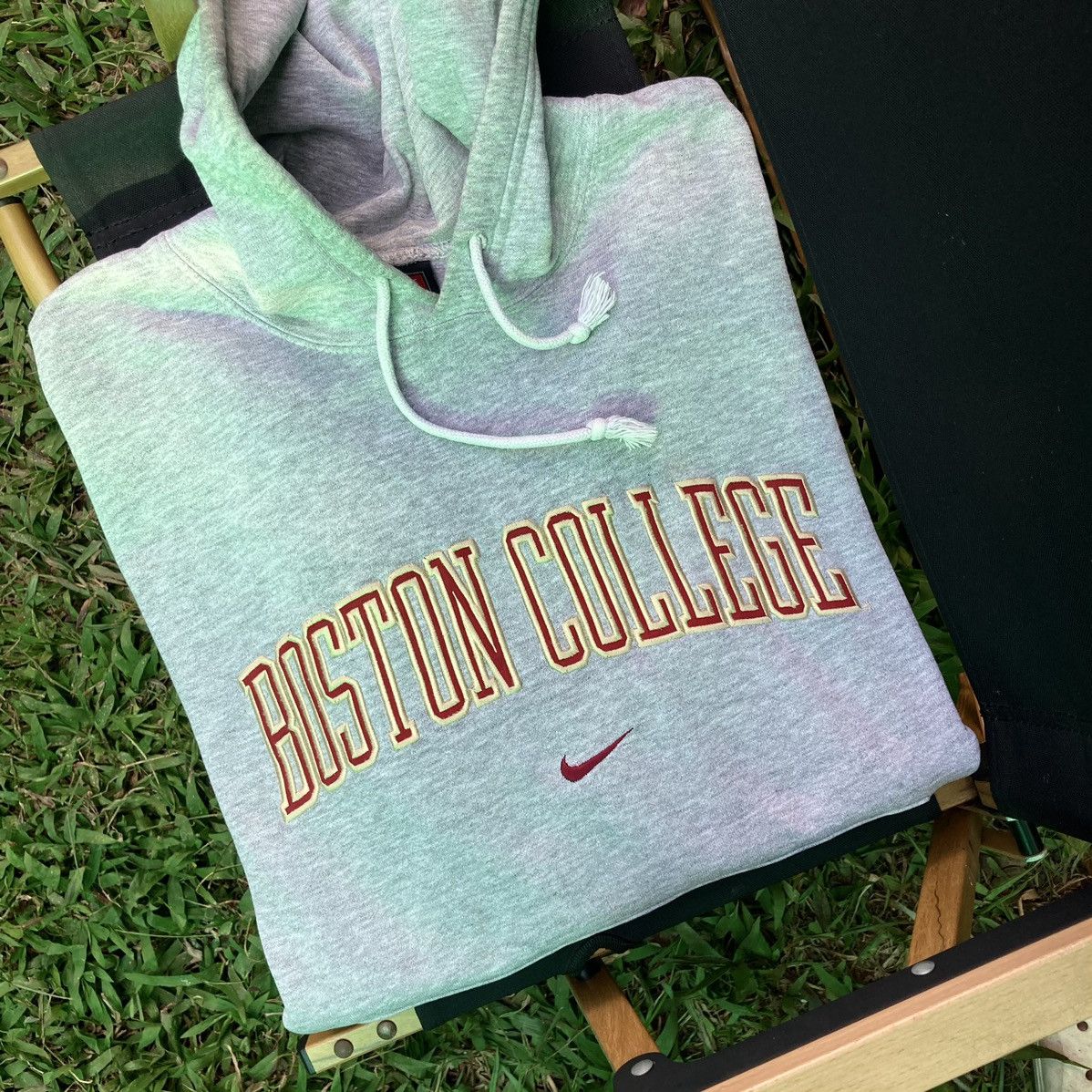 Vintage Nike Boston College Center Swoosh Hoodie