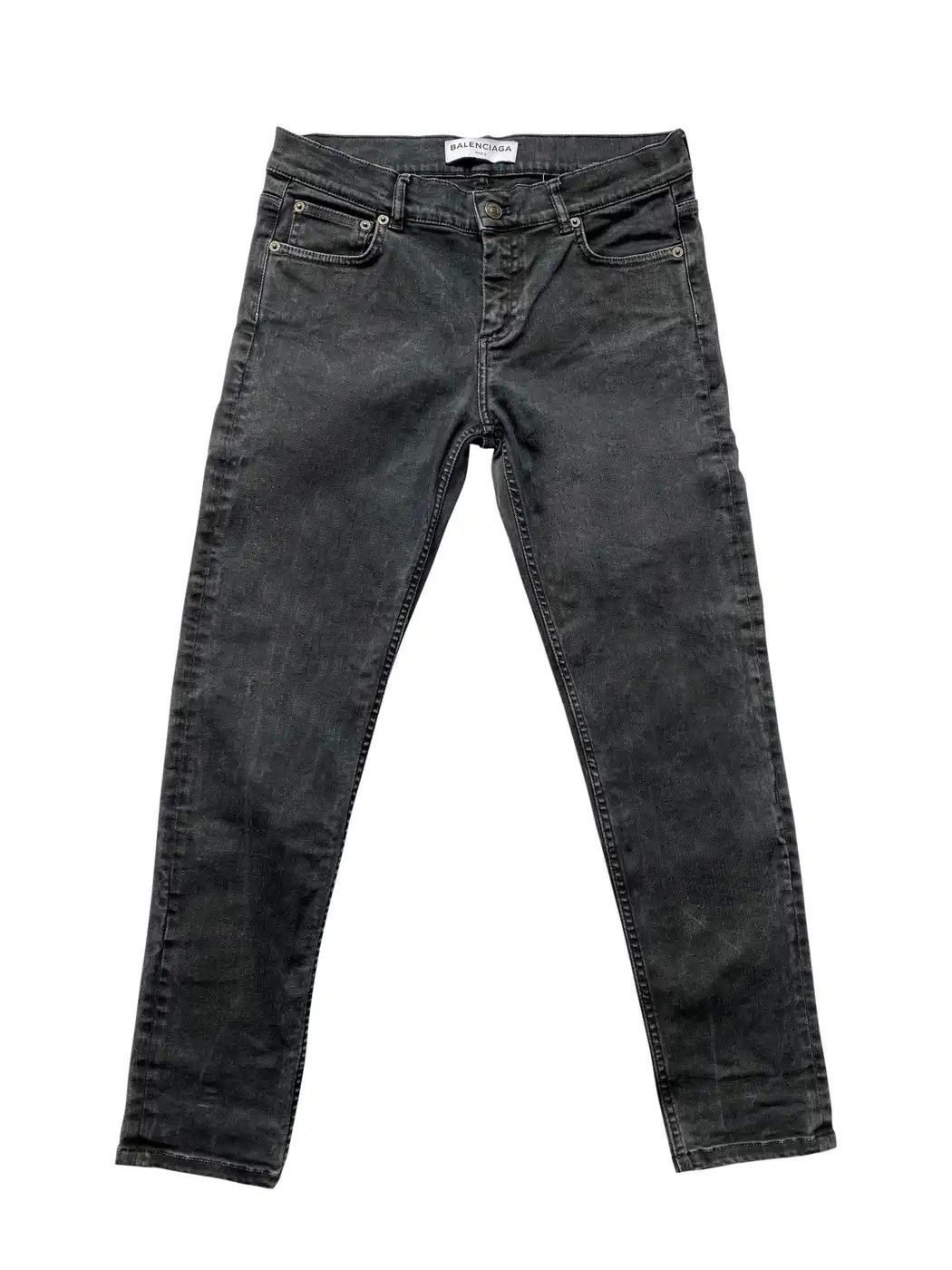 image of 2017 Balenciaga By Demna Black Jeans Denim, Women's (Size 29)