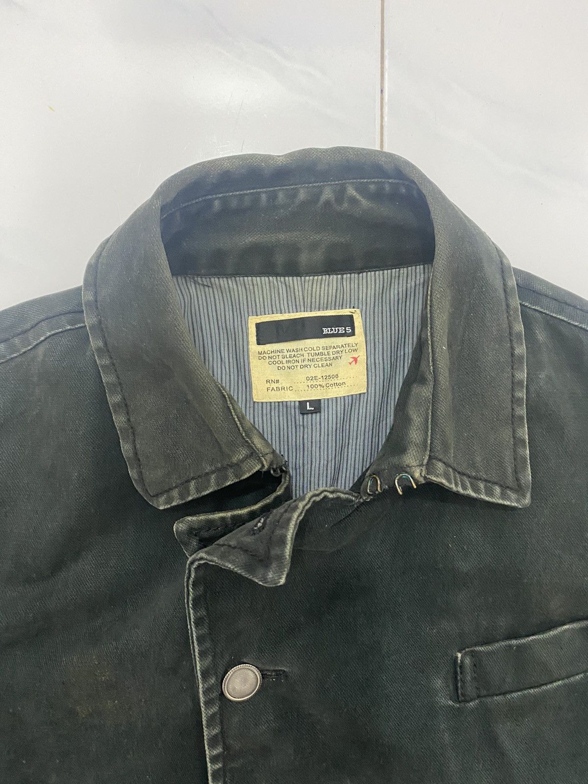 Blue Blue Japan VTG Blue5 Japan Dipped Color Jacket Size US L / EU 52-54 / 3 - 6 Thumbnail