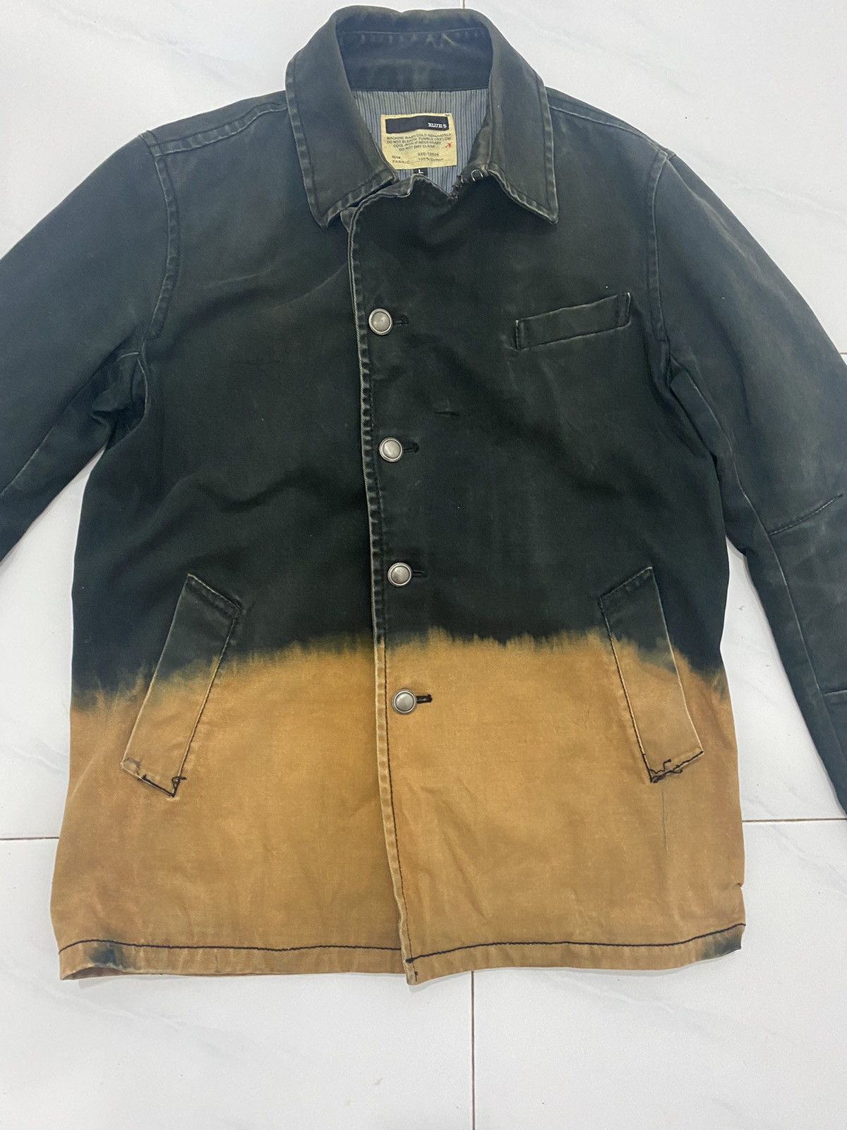 Blue Blue Japan VTG Blue5 Japan Dipped Color Jacket Size US L / EU 52-54 / 3 - 5 Thumbnail