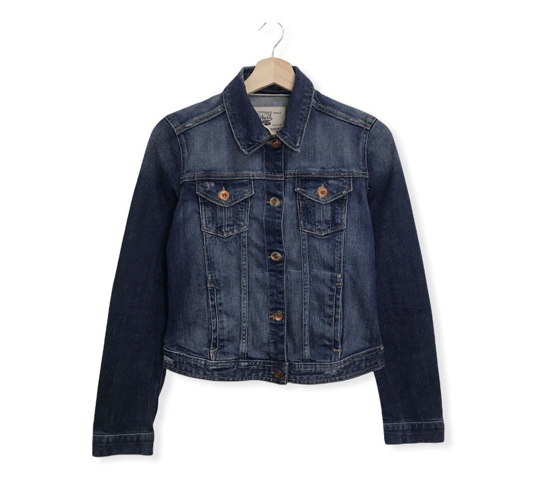 Other Zara Trucker Denim Jacket 🧥 Size US S / EU 44-46 / 1 - 1 Thumbnail