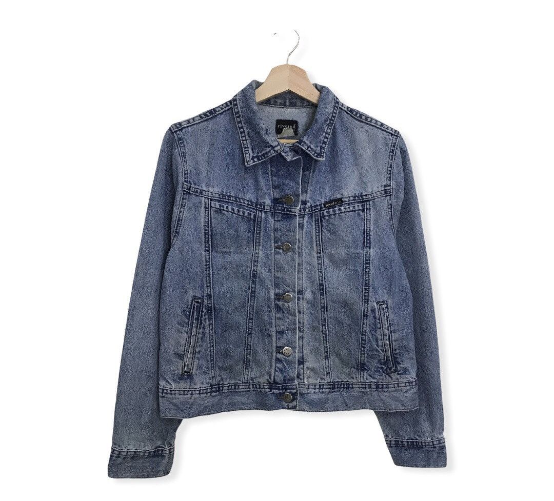 Lee Vintage Riveted By Lee Denim Jacket 🧥 Size US S / EU 44-46 / 1 - 1 Thumbnail
