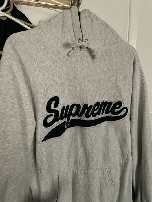 Supreme Supreme Chenille Script Hoodie | Grailed