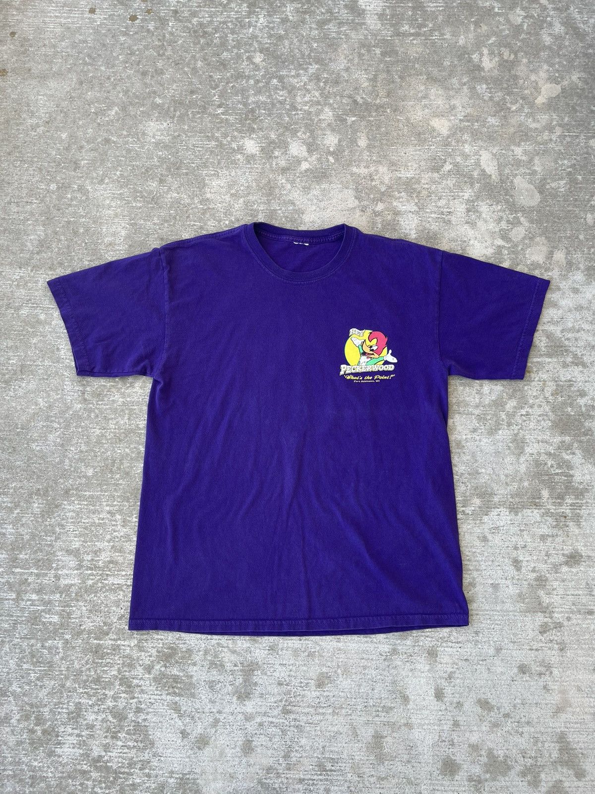 Vintage Vintage “Peckerwood” Graphic Cartoon Print Tee Shirt Size US M / EU 48-50 / 2 - 3 Thumbnail