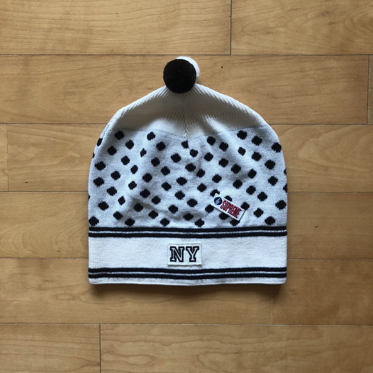帽子 Supreme Yarn Applique Beanie Supreme Yarn Applique Beanie Brown - FW24 - US
