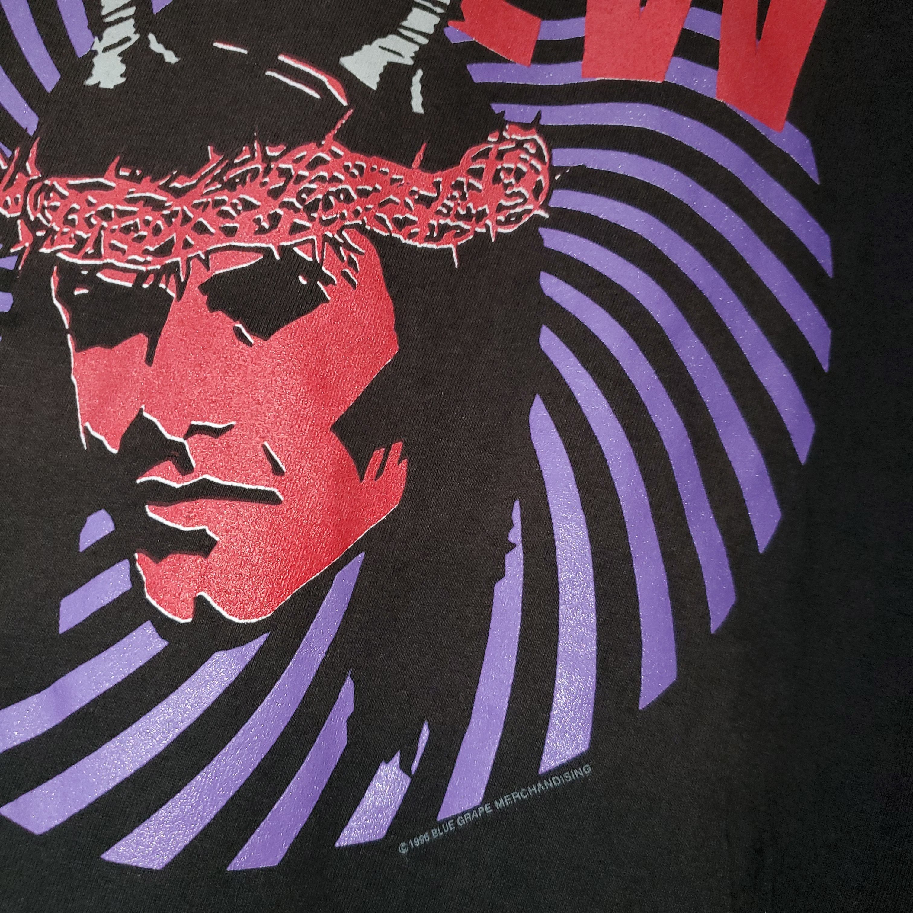 Band Tees Vintage 90s 1996 Skrew Texas Loser Metal Band Shirt Size US XL / EU 56 / 4 - 3 Thumbnail