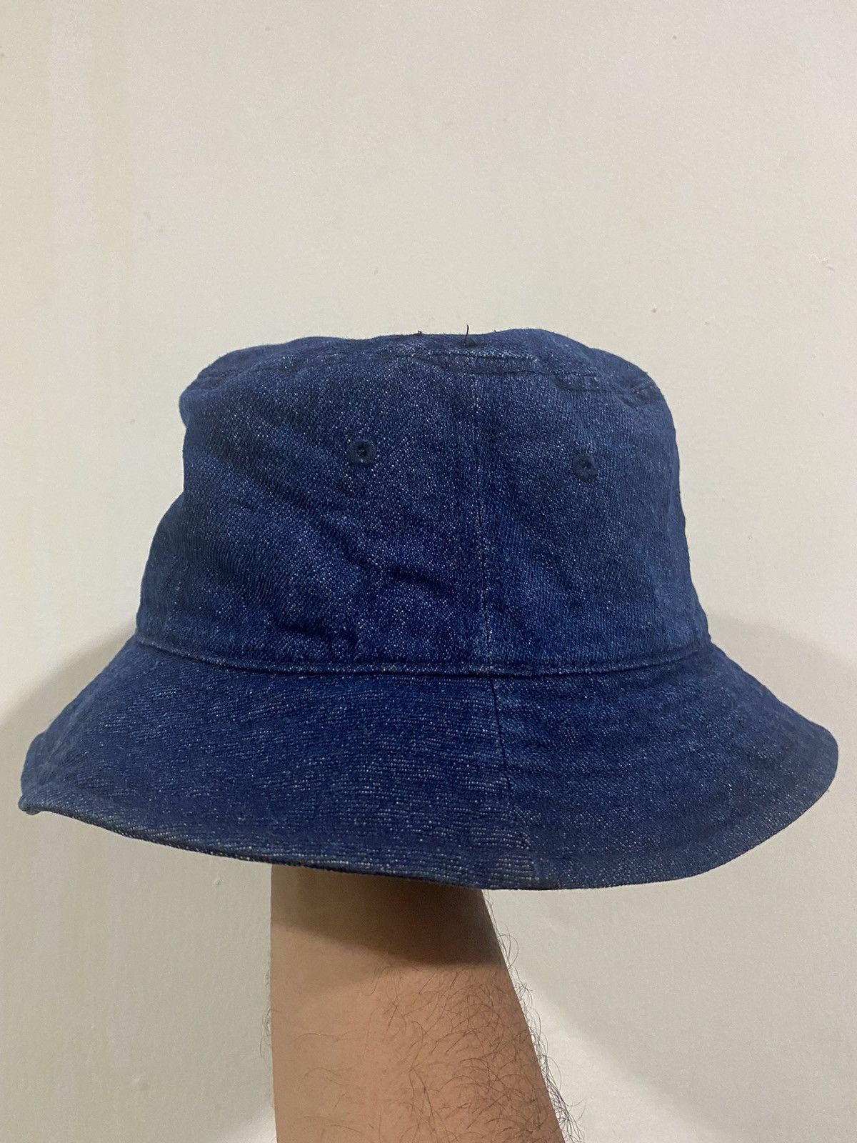 Designer × Japanese Brand GU x Aerosyn-Lex Denim Bucket Hat Size ONE SIZE - 3 Thumbnail