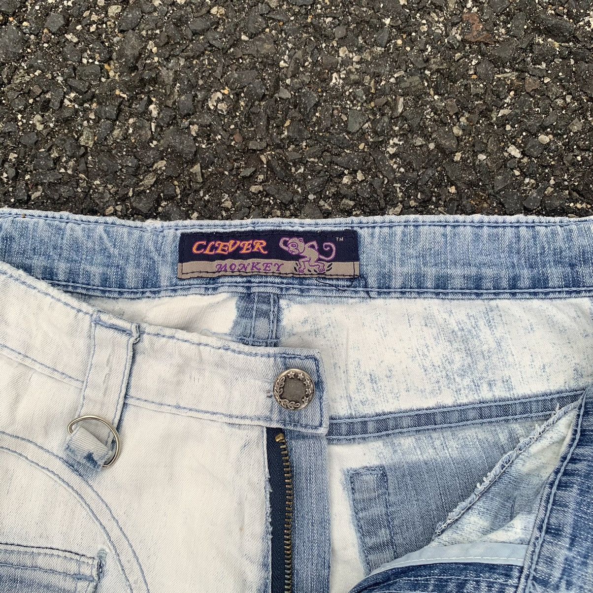 Japanese Brand Clever Monkey Sun Faded Jeans Ankle Pants Size US 27 - 6 Thumbnail