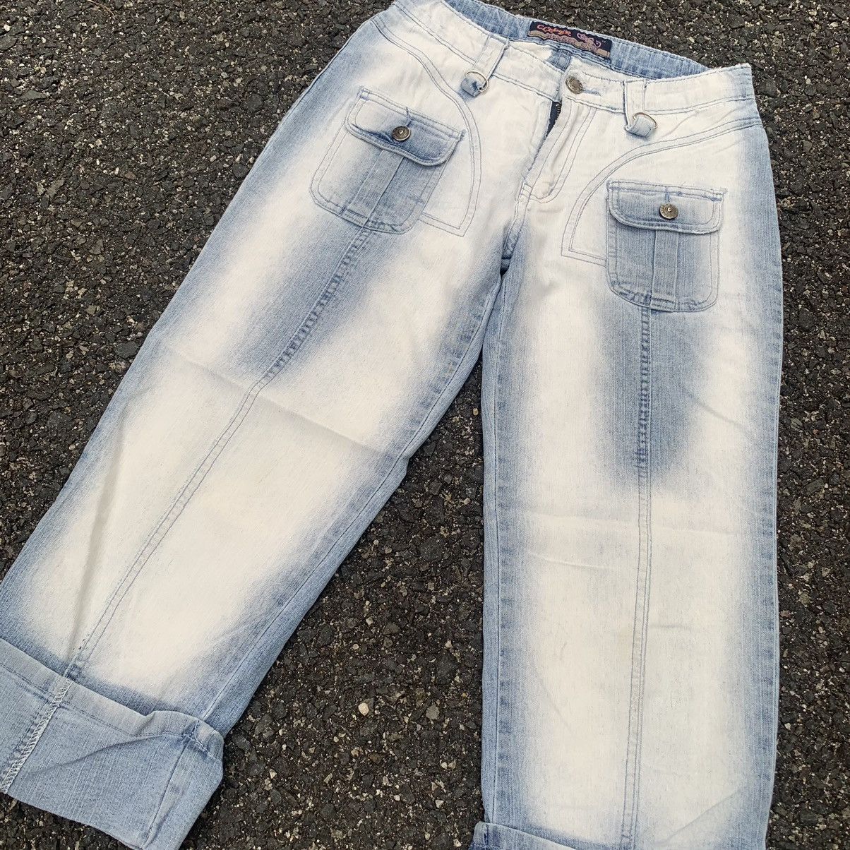 Japanese Brand Clever Monkey Sun Faded Jeans Ankle Pants Size US 27 - 4 Thumbnail