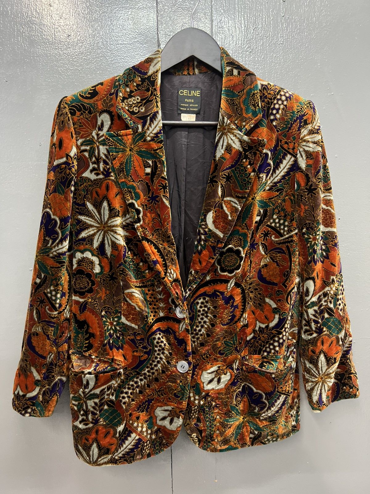 image of VintageCeline Paris Marque Deposee Coat Size40, Women's (Size Medium)