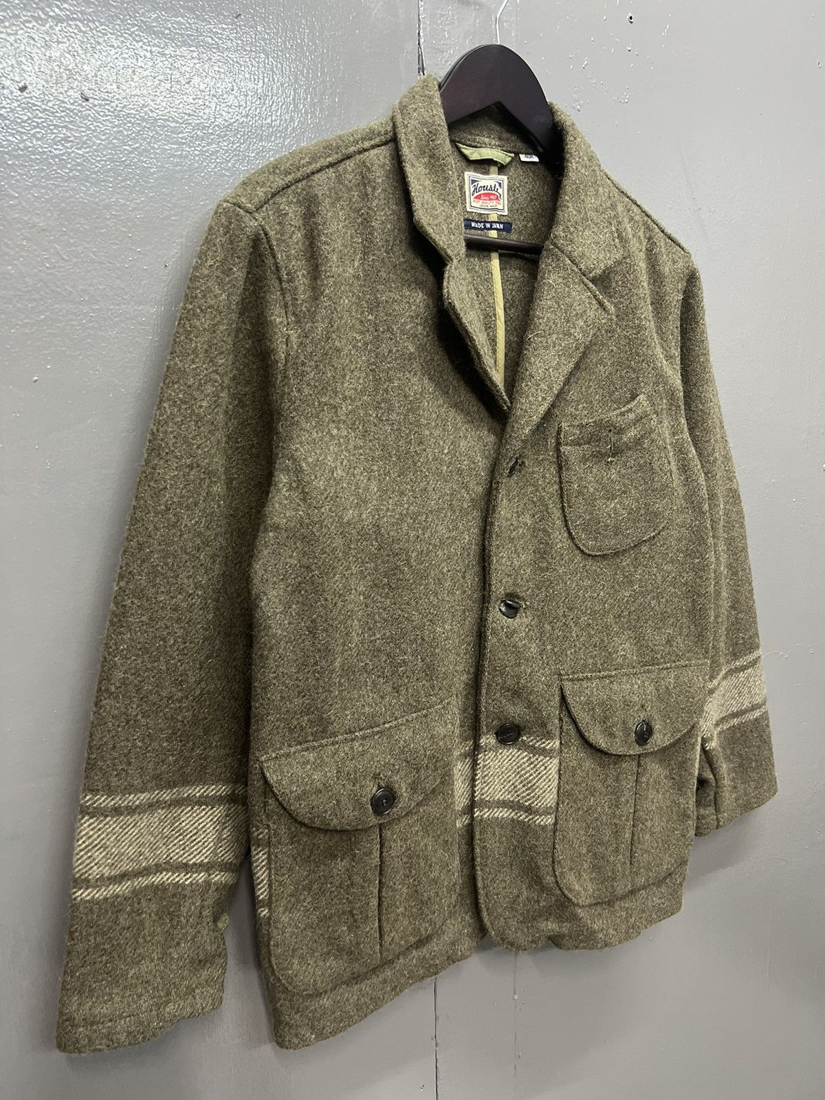 Vintage VINTAGE🔥HOUSTON UNION MADE MILITARY JACKET Size US M / EU 48-50 / 2 - 2 Thumbnail