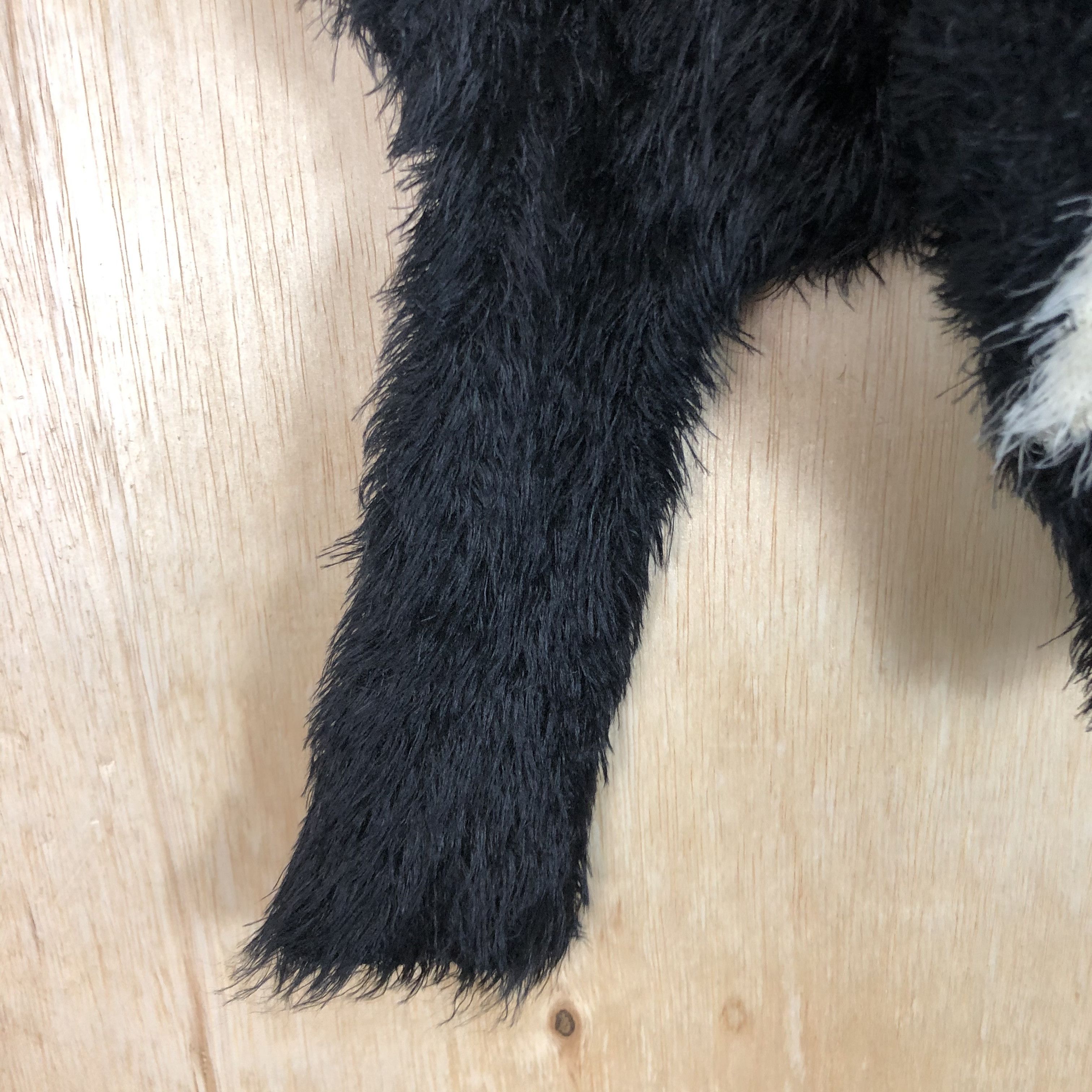Aran Isles Knitwear × Homespun Knitwear × Japanese Brand DLL One Spo Black MOhair Shag Shaggy Knitwear #c076 Size US M / EU 48-50 / 2 - 5 Thumbnail