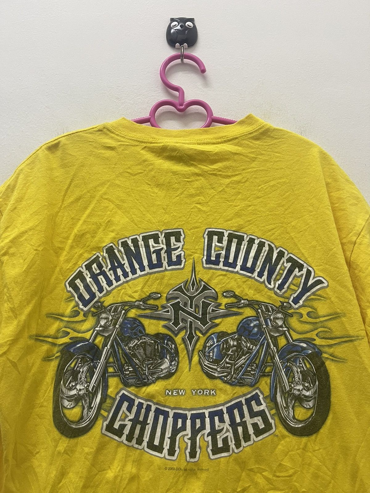 Harley Davidson Rare Vintage ORANGE COUNTY CHOPPERS New York NY Tee Size US M / EU 48-50 / 2 - 2 Thumbnail