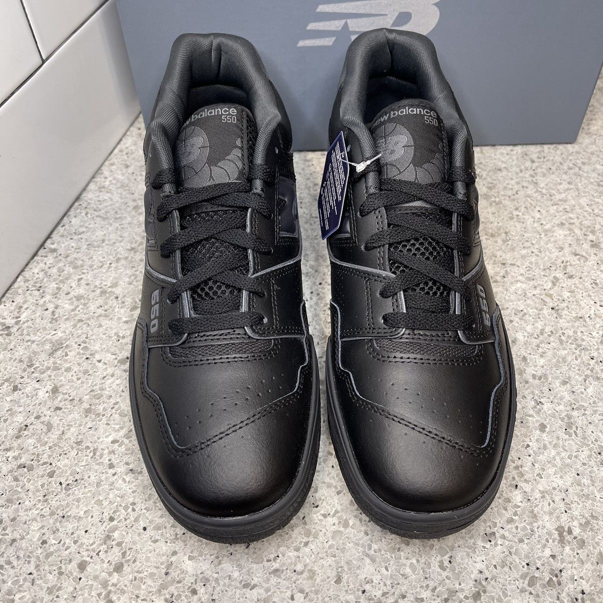 New Balance New Balance NB 550 - Tripe Black Size US 11 / EU 44 - 3 Thumbnail