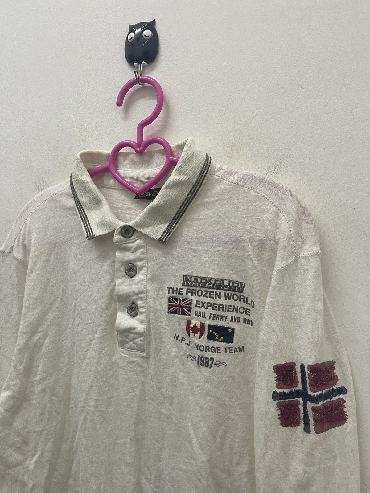 Napapijri Rare Vintage NAPAPIJRI Long Sleeves Polo Size US S / EU 44-46 / 1 - 2 Thumbnail