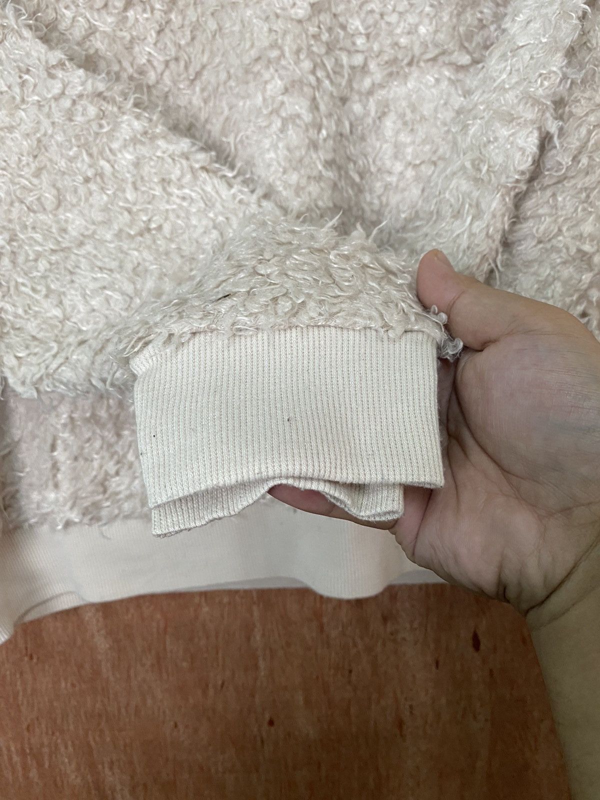 Japanese Brand × Other Gu Cream Shaggy mohair fur Knit Sweaters #B557 Size US S / EU 44-46 / 1 - 8 Thumbnail