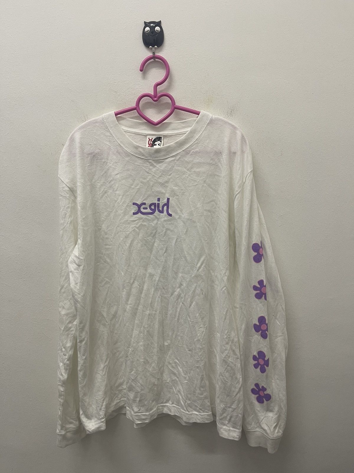 X-Girl Rare Vintage X-GIRL Spell Out Flower Unisex Long Sleeves Size M / US 6-8 / IT 42-44 - 1 Thumbnail
