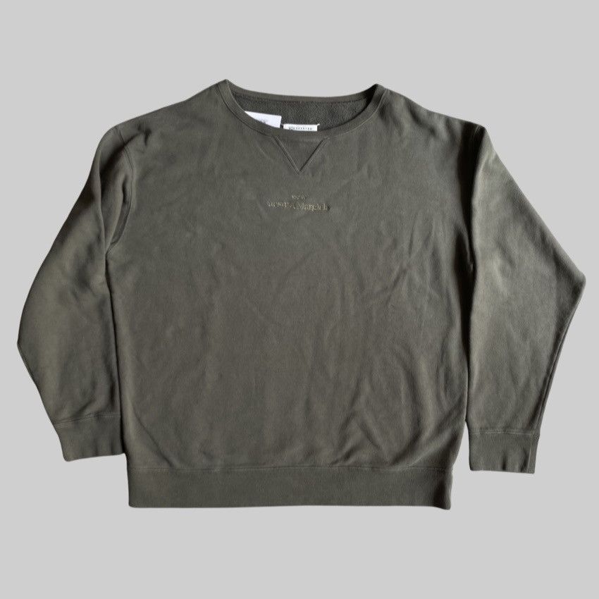 Maison Margiela Fall22 Logo Embroidered 1 10 Oversize Sweater Size US M / EU 48-50 / 2 - 4 Thumbnail