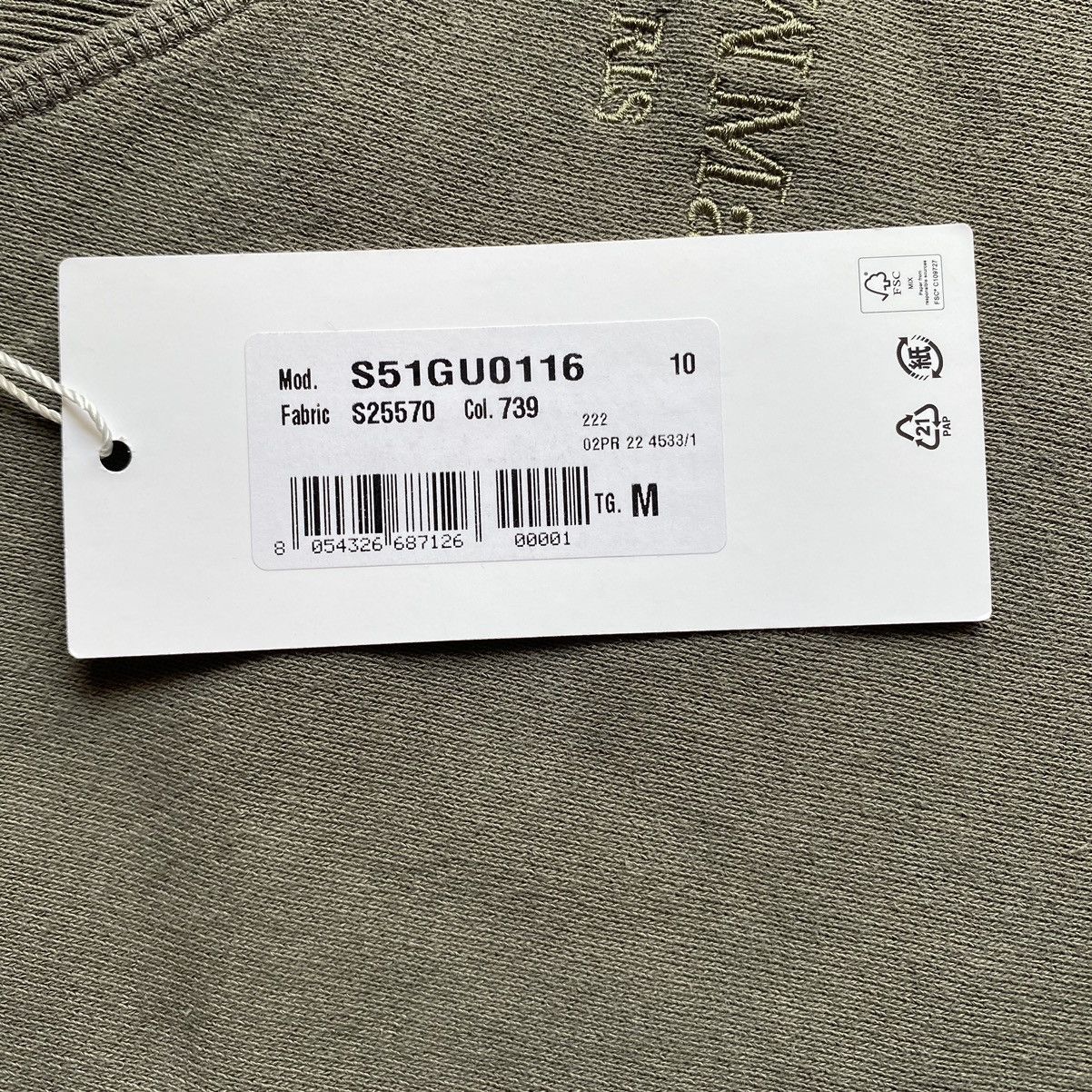 Maison Margiela Fall22 Logo Embroidered 1 10 Oversize Sweater Size US M / EU 48-50 / 2 - 8 Thumbnail
