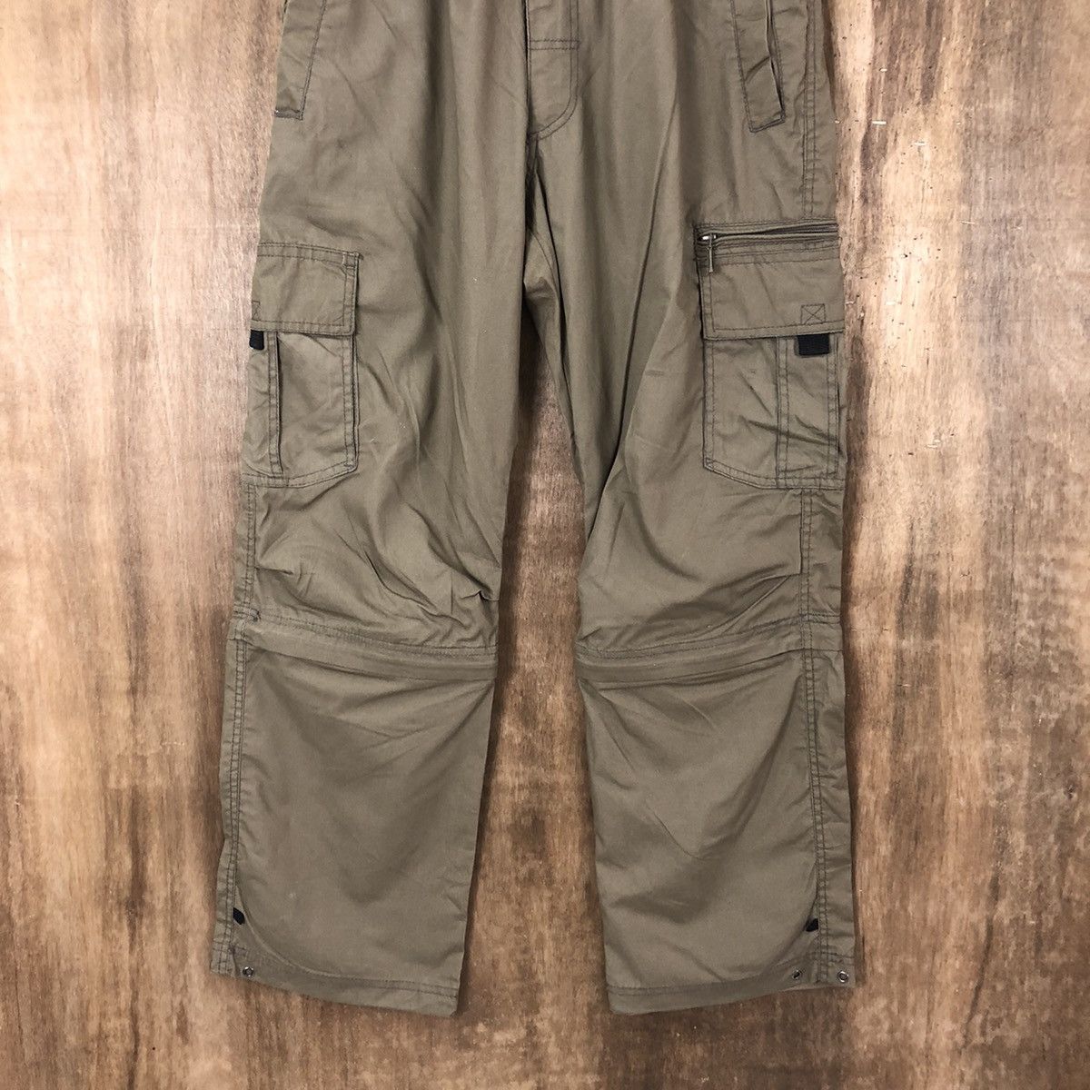 Japanese Brand DLL Japanese Brand Brown multipocket hiking track pants #087 Size US 32 / EU 48 - 3 Thumbnail