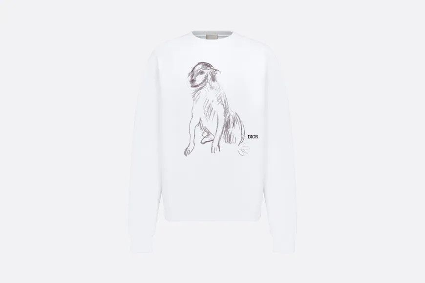 DIOR AND DUNCAN GRANT AND CHARLESTON OVERSIZED SWEATSHIRT