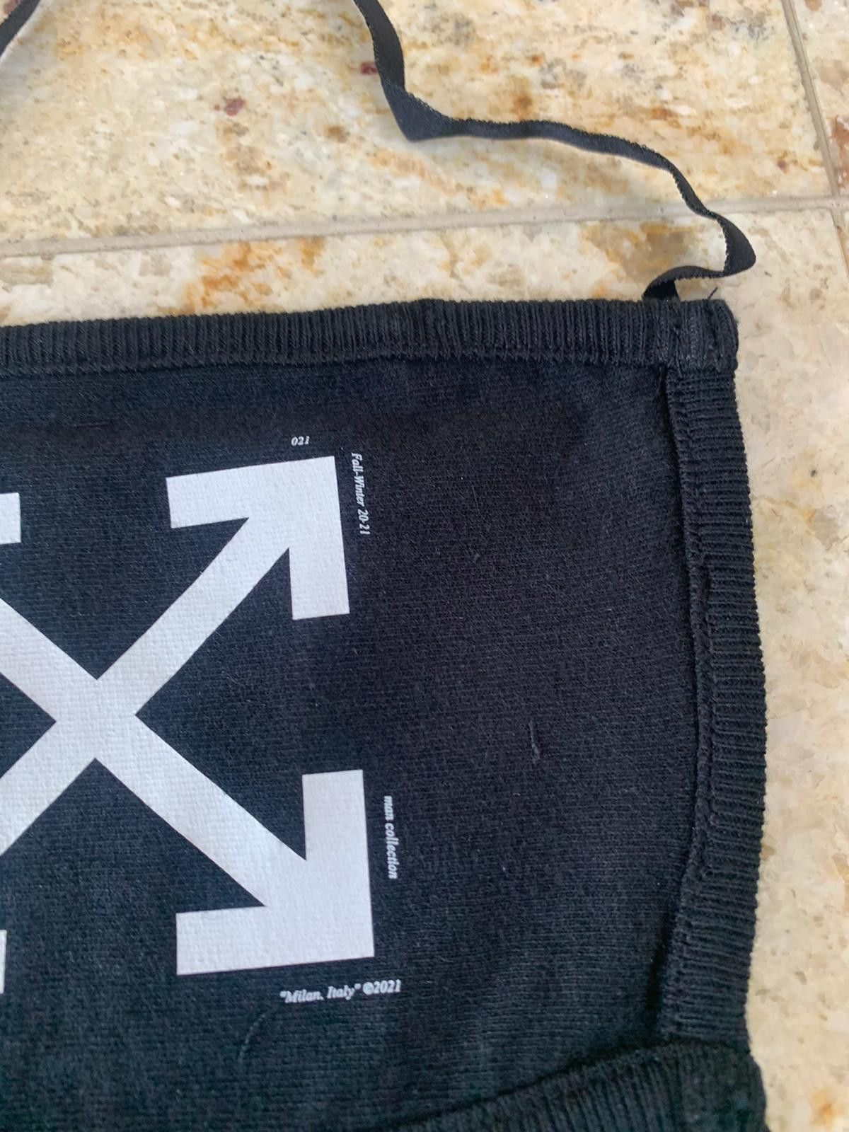 Off-White Arrow Mask in Black Size ONE SIZE - 6 Thumbnail