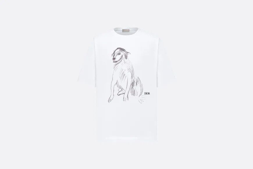 DIOR AND DUNCAN GRANT AND CHARLESTON OVERSIZED T-SHIRT