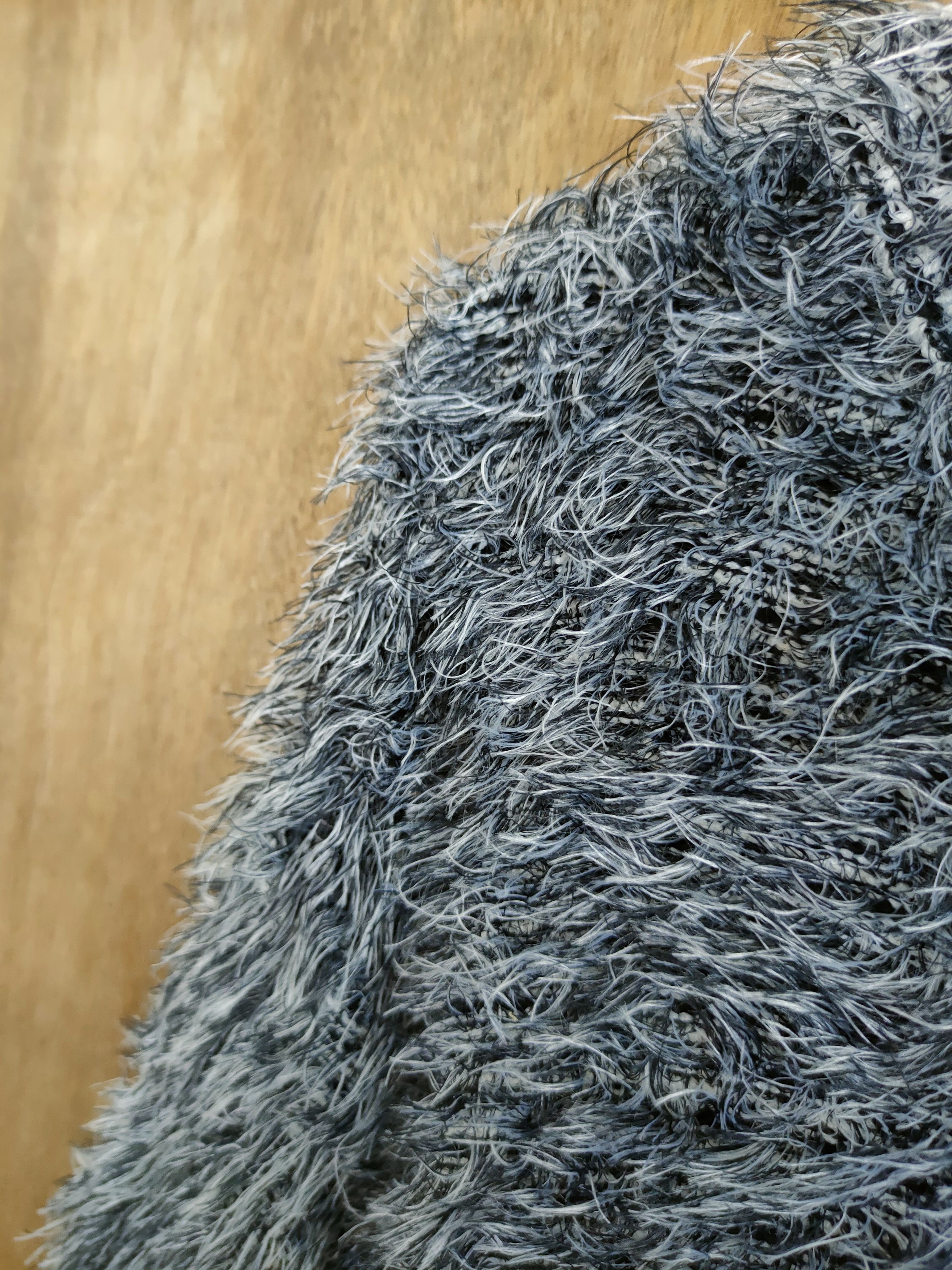 Vintage DL Lip Service Shag Shaggy fur mohair knitted #46-934 Size S / US 4 / IT 40 - 12 Thumbnail