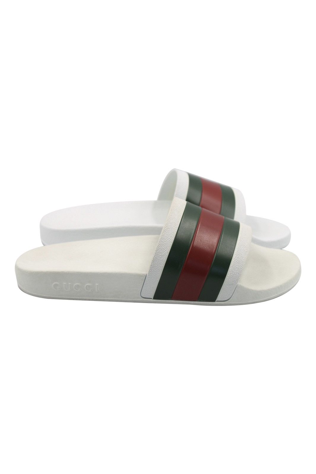 Gucci Gucci Web Rubber Slides Size US 7.5 / EU 40-41 - 1 Thumbnail