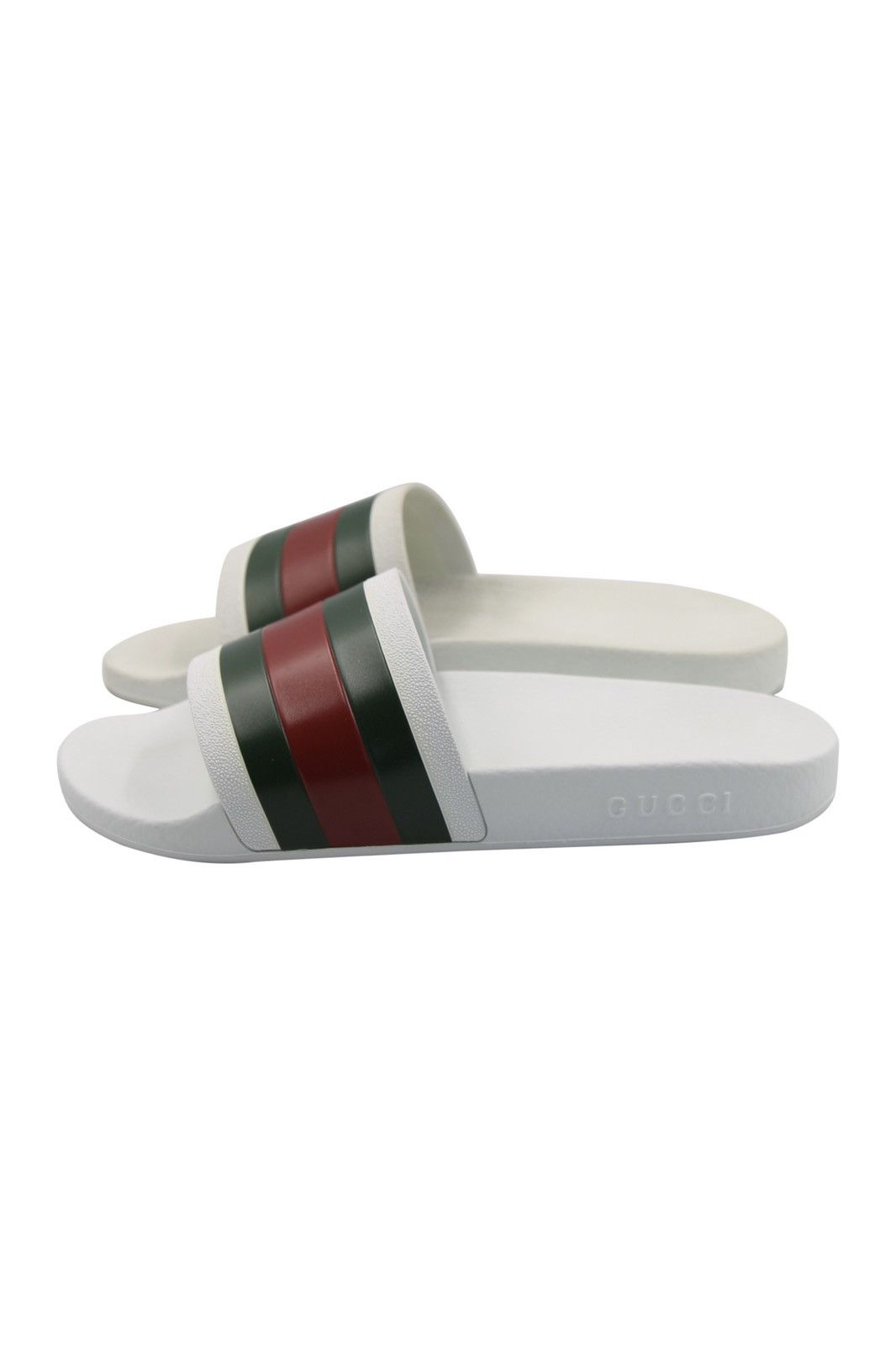 Gucci Gucci Web Rubber Slides Size US 7.5 / EU 40-41 - 3 Thumbnail