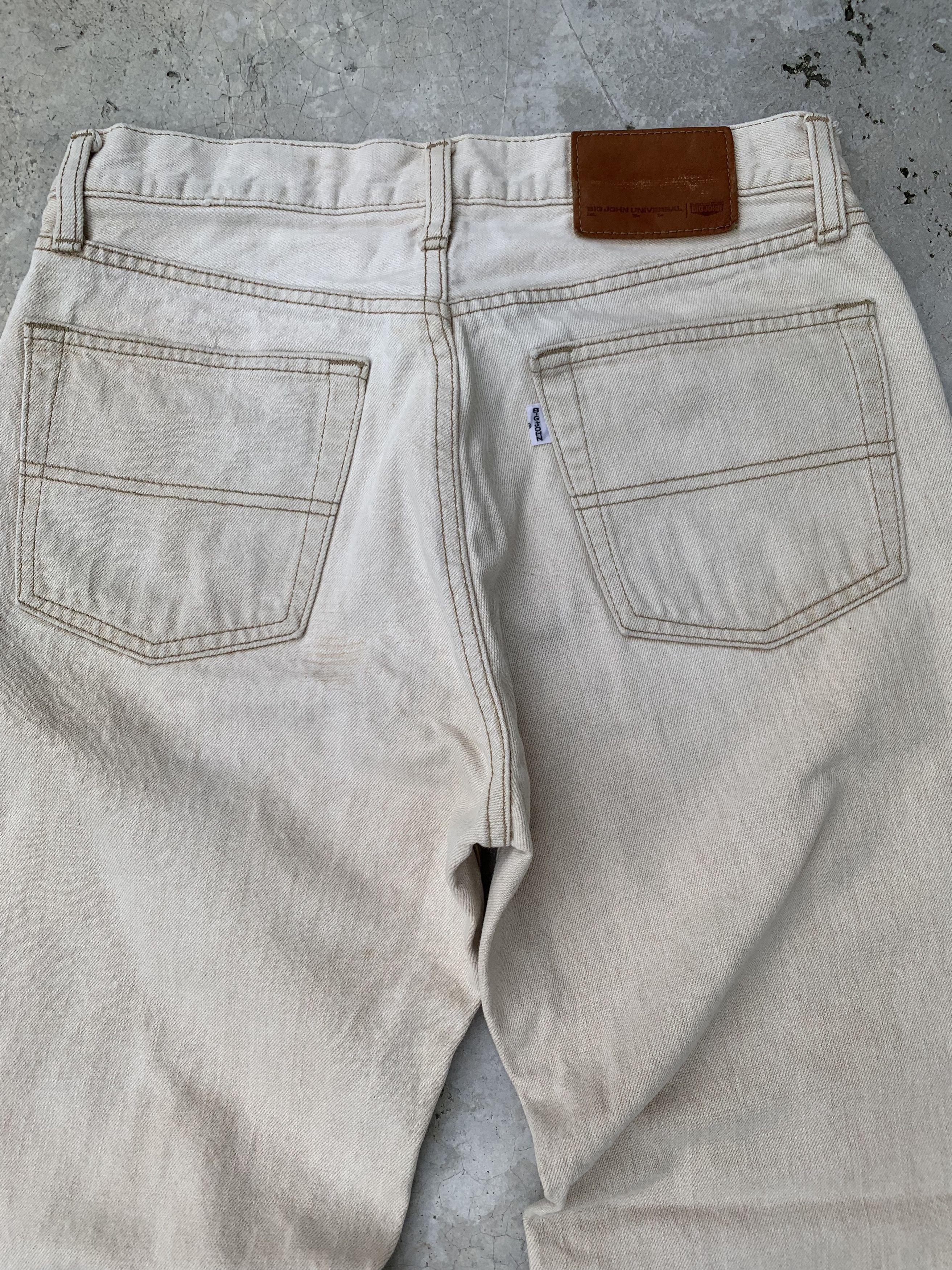 Big John Vintage Big John Washed Beige Denim Jeans Size US 29 - 10 Thumbnail