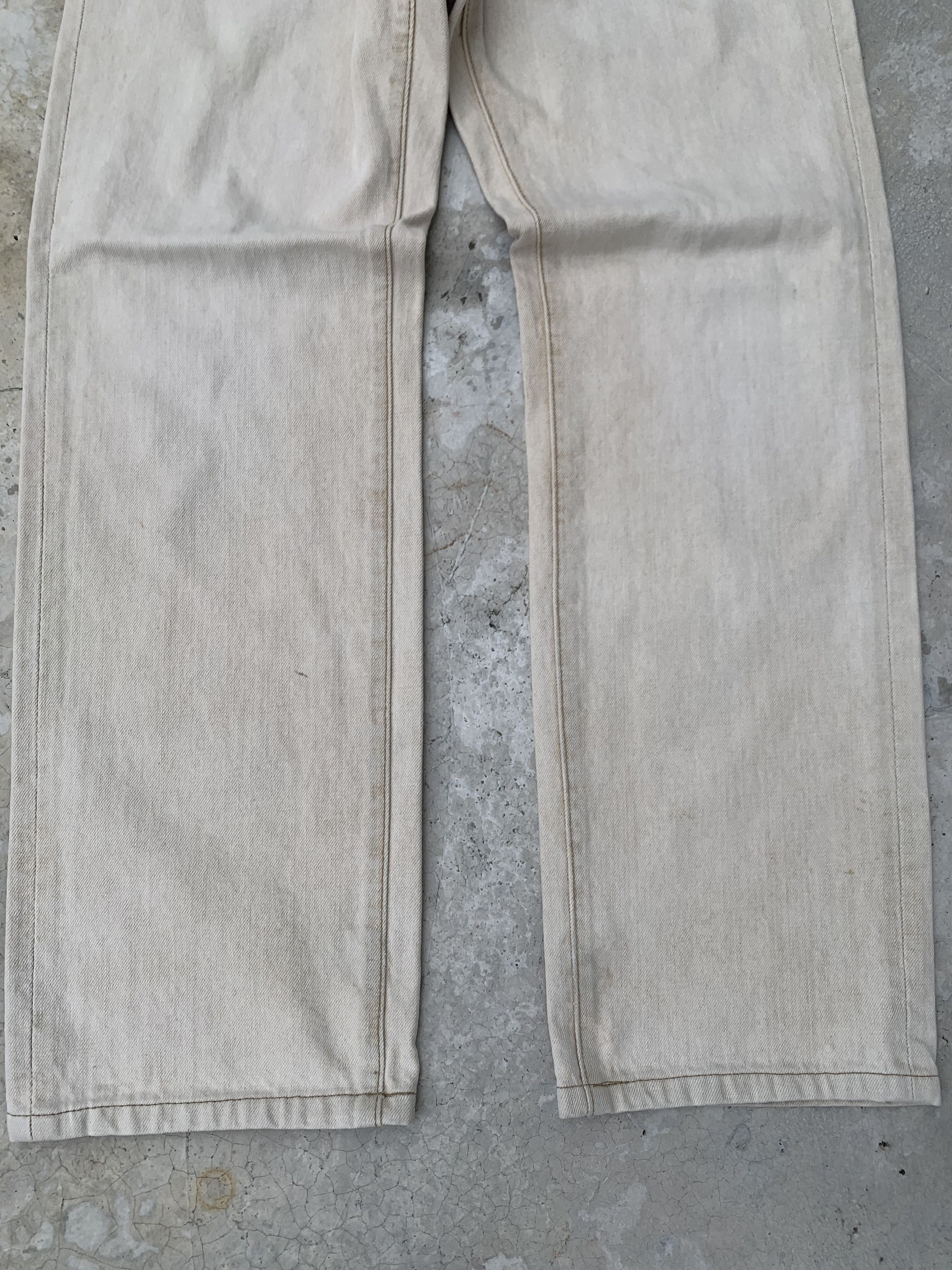 Big John Vintage Big John Washed Beige Denim Jeans Size US 29 - 4 Thumbnail