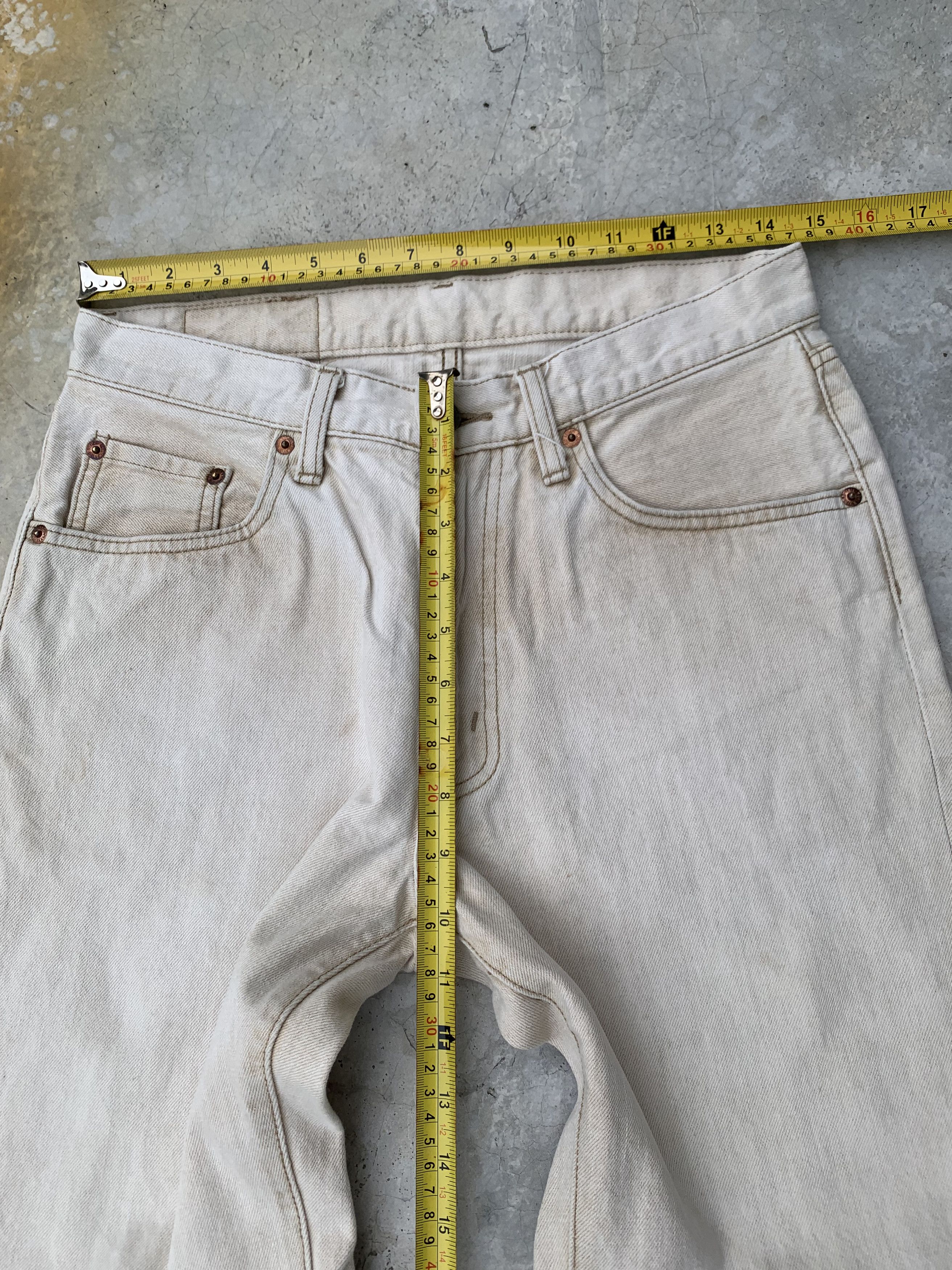 Big John Vintage Big John Washed Beige Denim Jeans Size US 29 - 5 Thumbnail