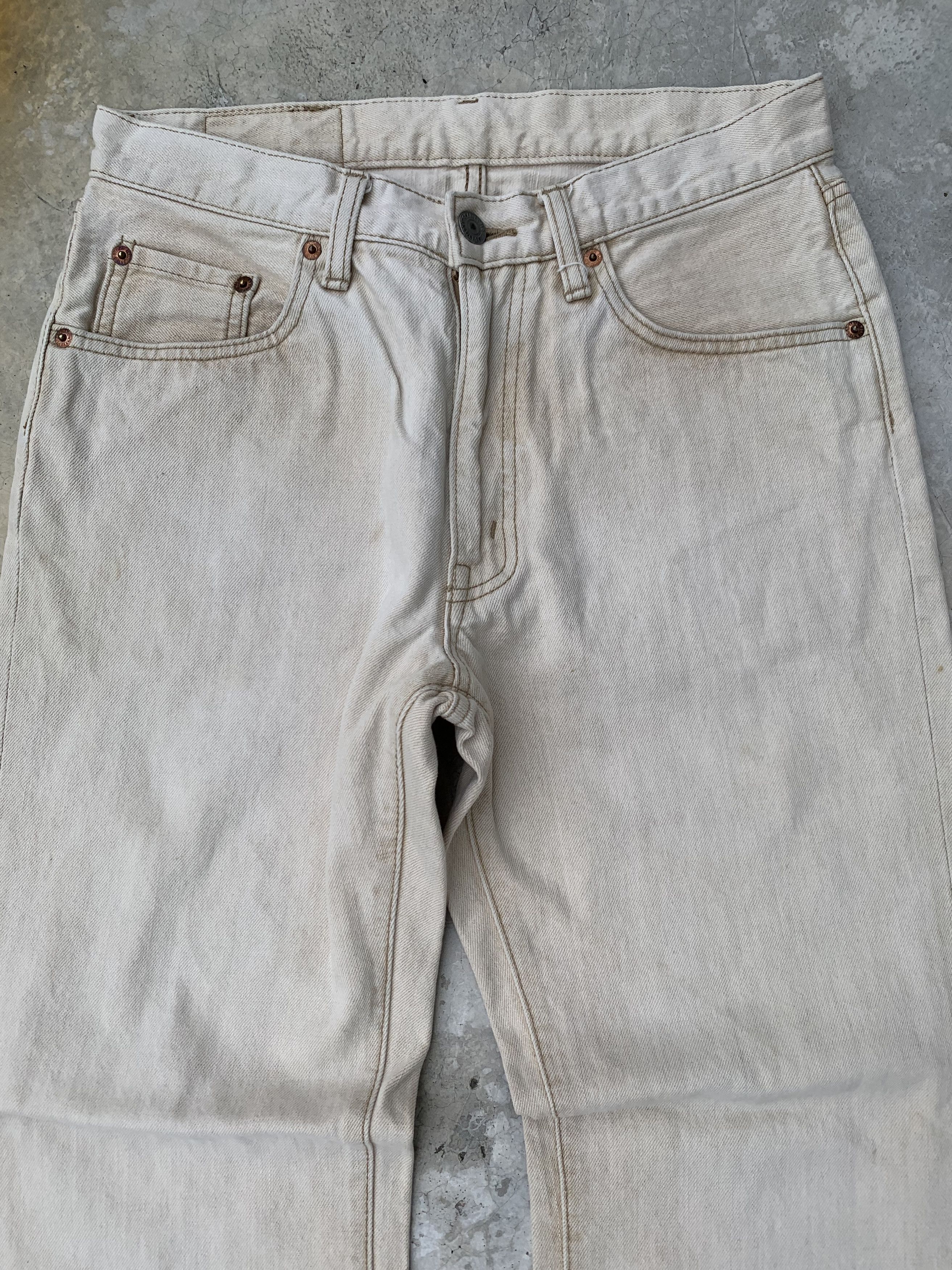 Big John Vintage Big John Washed Beige Denim Jeans Size US 29 - 3 Thumbnail