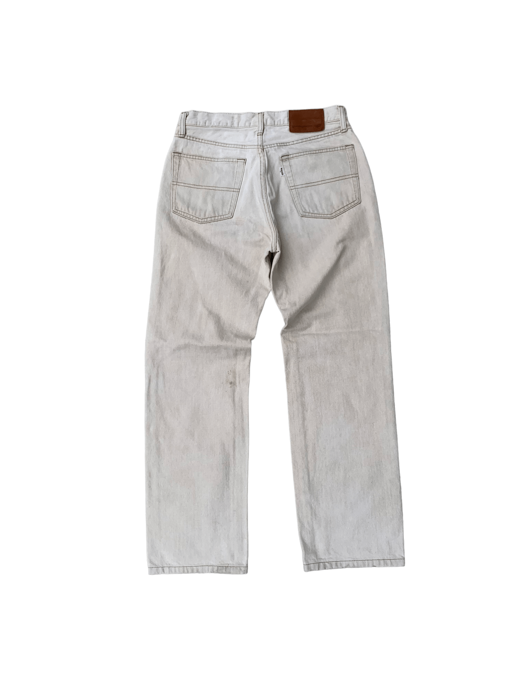 Big John Vintage Big John Washed Beige Denim Jeans Size US 29 - 2 Thumbnail